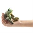 Folkmanis Fingerpuppe 2780 - Mini sitzender Frosch | Bild 2