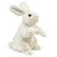 Folkmanis Handpuppe 2868 - Weisser Hase, stehend