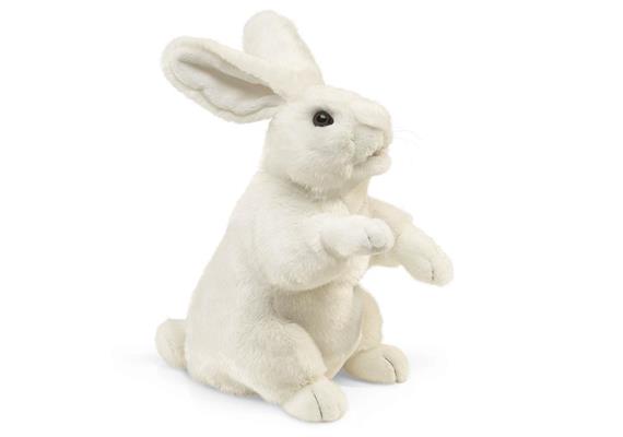 Folkmanis Handpuppe 2868 - Weisser Hase, stehend