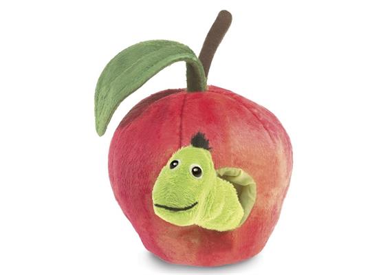 Folkmanis Handpuppe 3123 - Wurm im Apfel