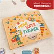 Freundebuch Schule Superhelden Tiere | Bild 2