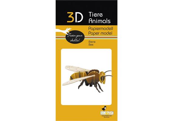 Fridolin 3-D Papiermodell "Biene"