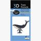 Fridolin 3-D Papiermodell "Blauwal"