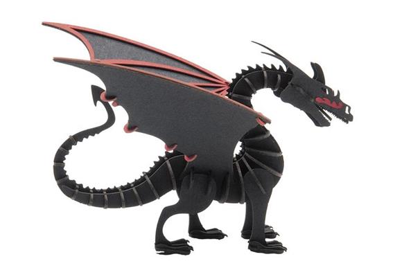 Fridolin 3-D Papiermodell "Drache"