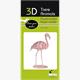 Fridolin 3-D Papiermodell "Flamingo"