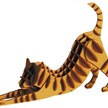 Fridolin 3-D Papiermodell "Katze" | Bild 2