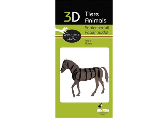 Fridolin 3-D Papiermodell "Pferd"