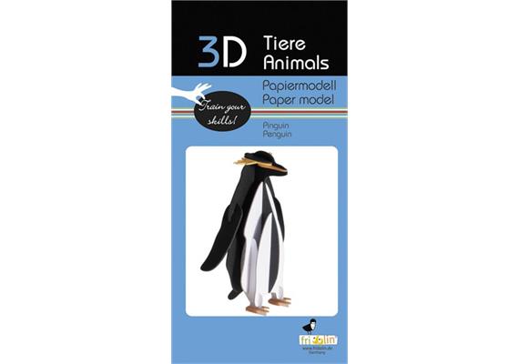 Fridolin 3-D Papiermodell "Pinguin"