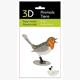 Fridolin 3-D Papiermodell "Rotkehlchen"