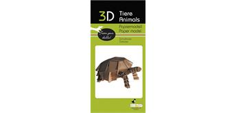 Fridolin 3-D Papiermodell "Schildkröte"