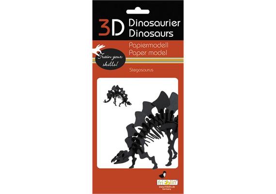 Fridolin 3-D Papiermodell "Stegosaurus"