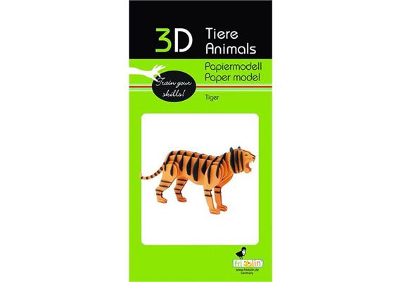 Fridolin 3-D Papiermodell "Tiger"