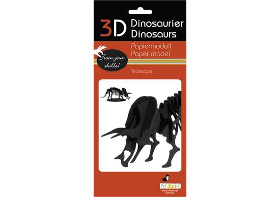 Fridolin 3-D Papiermodell "Triceratops"