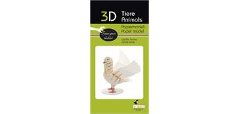 Fridolin 3-D Papiermodell "Weisse Taube"