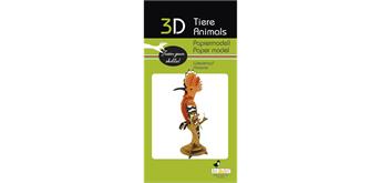 Fridolin 3-D Papiermodell "Wiedehopf"