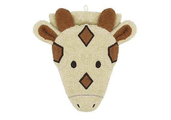 Fürnis 558 Bio-Waschlappen Giraffe gross