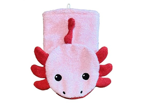 Fürnis - Bio-Waschlappen Axolotl gross