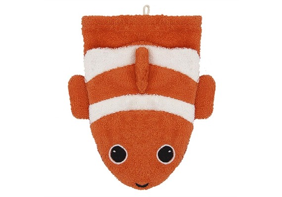 Fürnis - Bio-Waschlappen Clownfisch gross