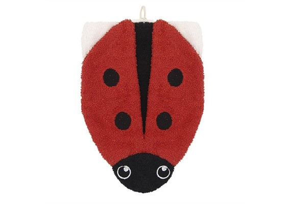 Fürnis - Bio-Waschlappen Marienkäfer gross