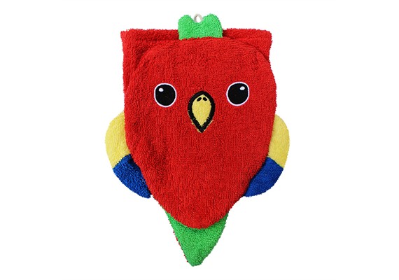 Fürnis - Bio-Waschlappen Papagei gross