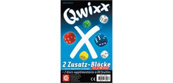 Gamefactory - Qwixx - Zusatzblöcke 2x80 Blatt (multi)