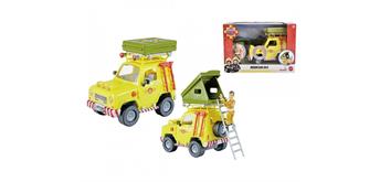 Geländewagen Feuerwehrmann Sam mit Dachzelt 16 cm