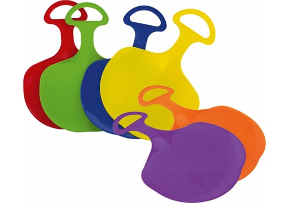 Gelle Schnee-/Po-Rutscher Plastik 3 - fach assortiet