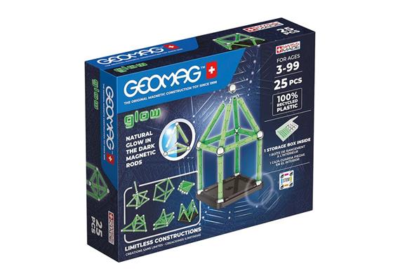 Geomag Glow Green line 25 Teile