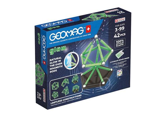 Geomag Glow Green line 42 Teile