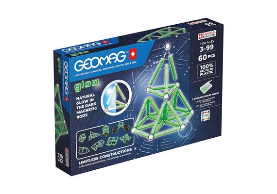 Geomag Glow Green line 60 Teile