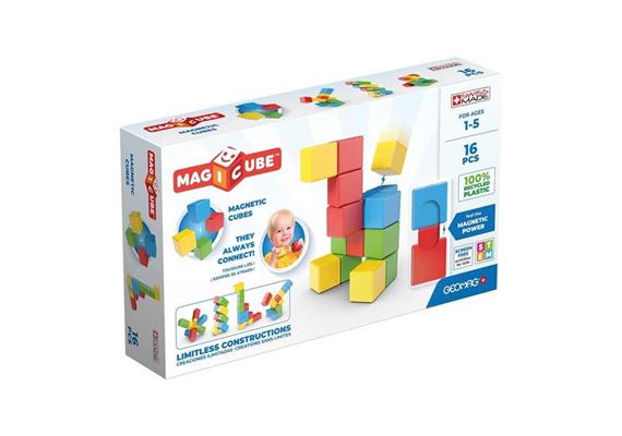 Geomag Magicube FullColor GREEN line Try Me 16 Teile
