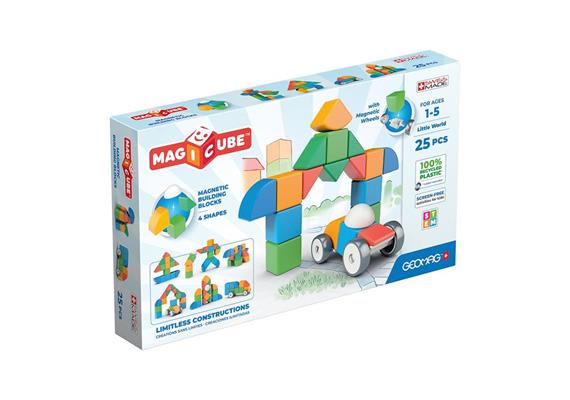Geomag Magicube Shapes GREEN line Little World 25 Teile
