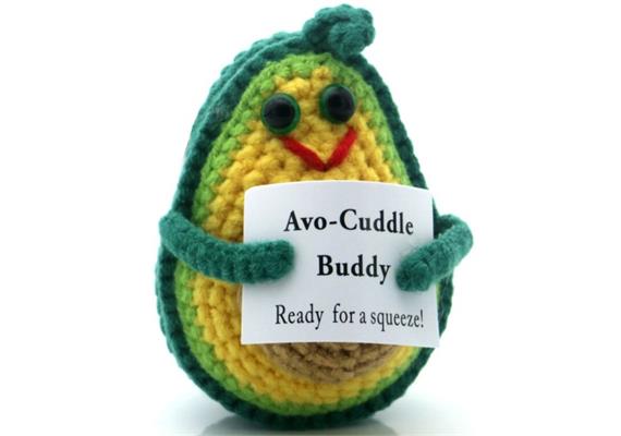 Gestrickte Positive Avocado 7 cm