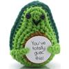 Gestrickte Positive Avocado 7 cm