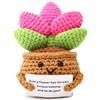 Gestrickte Positive Blume 11 cm
