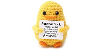 Gestrickte Positive Ente 8 cm
