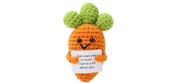 Gestrickte Positive Karotte 10.5 cm