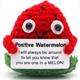 Gestrickte Positive Wassermelone 6.5 cm