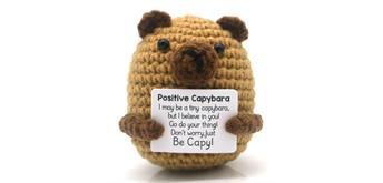 Gestrickte Positiver Capybara 8 cm