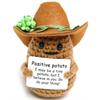 Gestrickter Positiver Cowboy 9 cm