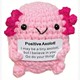Gestrickter Positiver Freund Axolotl 7.5 cm