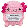 Gestrickter Positiver Freund Axolotl 7.5 cm