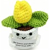 Gestrickter Positiver Freund Blume 10 cm