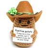 Gestrickter Positiver Freund Cowboy 9 cm