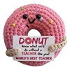 Gestrickter Positiver Freund Donut 8 cm