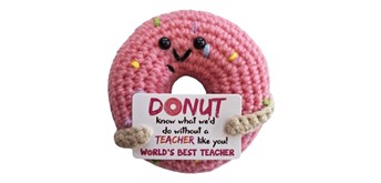 Gestrickter Positiver Freund Donut 8 cm