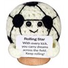 Gestrickter Positiver Freund Fussball 6 cm