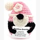 Gestrickter Positiver Freund Gnom 8 cm