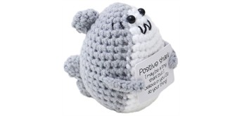 Gestrickter Positiver Freund Hai 8 cm