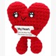 Gestrickter Positiver Freund Herz 8 cm